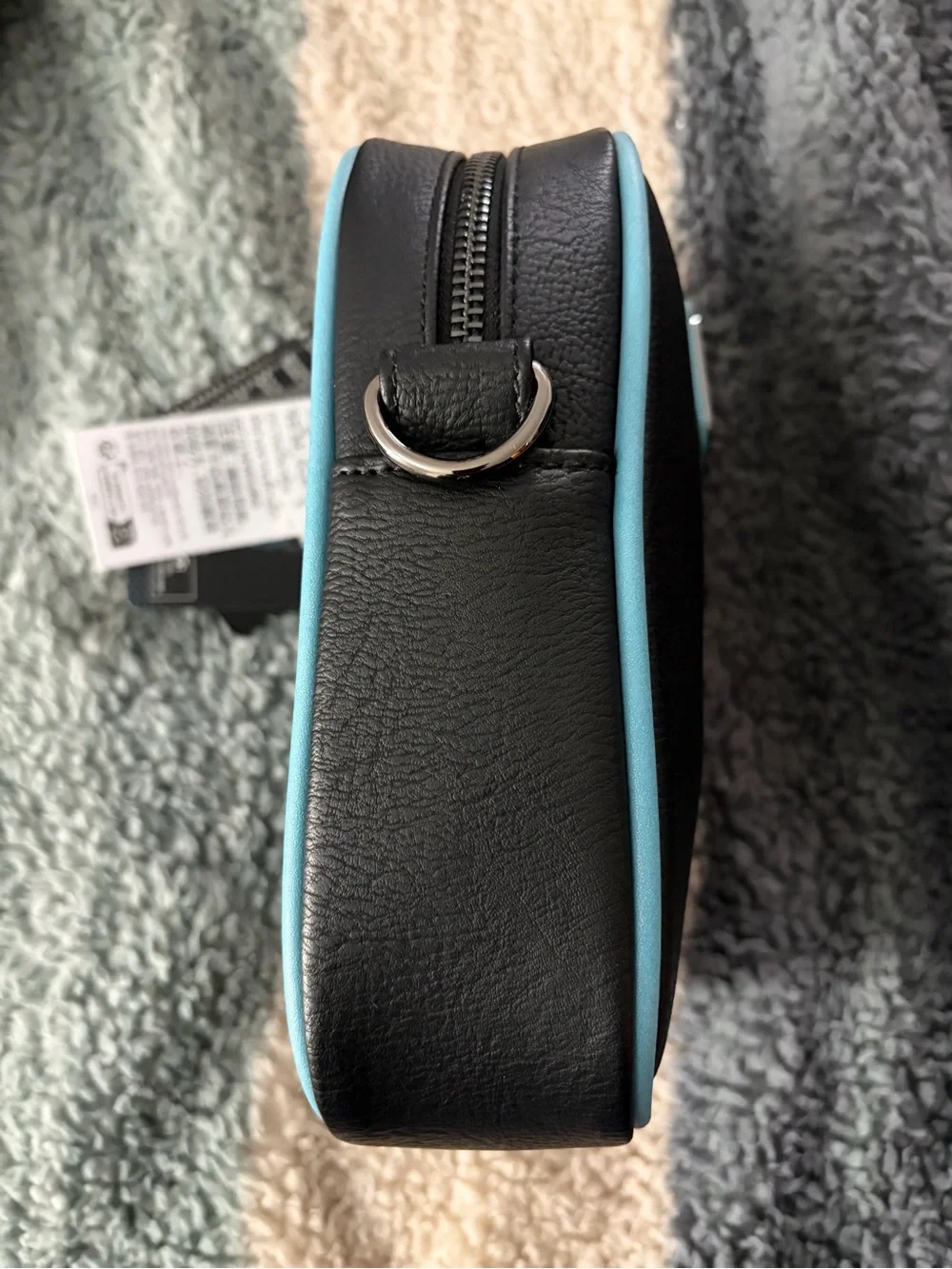 Disney TRON Lightcycle Run Black & Blue Small Crossbody Pouch